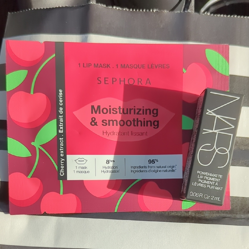 Sephora Lip Mask & mini NARS Lip Pigment in American Women 2ml. Brand new